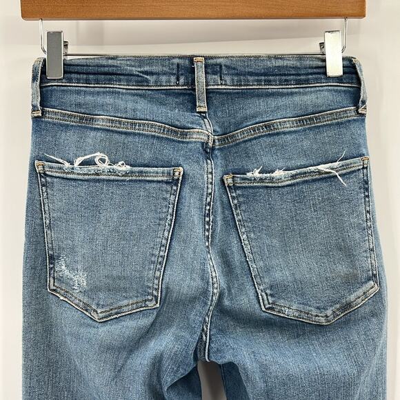 Agolde Women's Sophie High Rise Distressed Skinny Jeans - Dare - 26 - Picture 7 of 8
